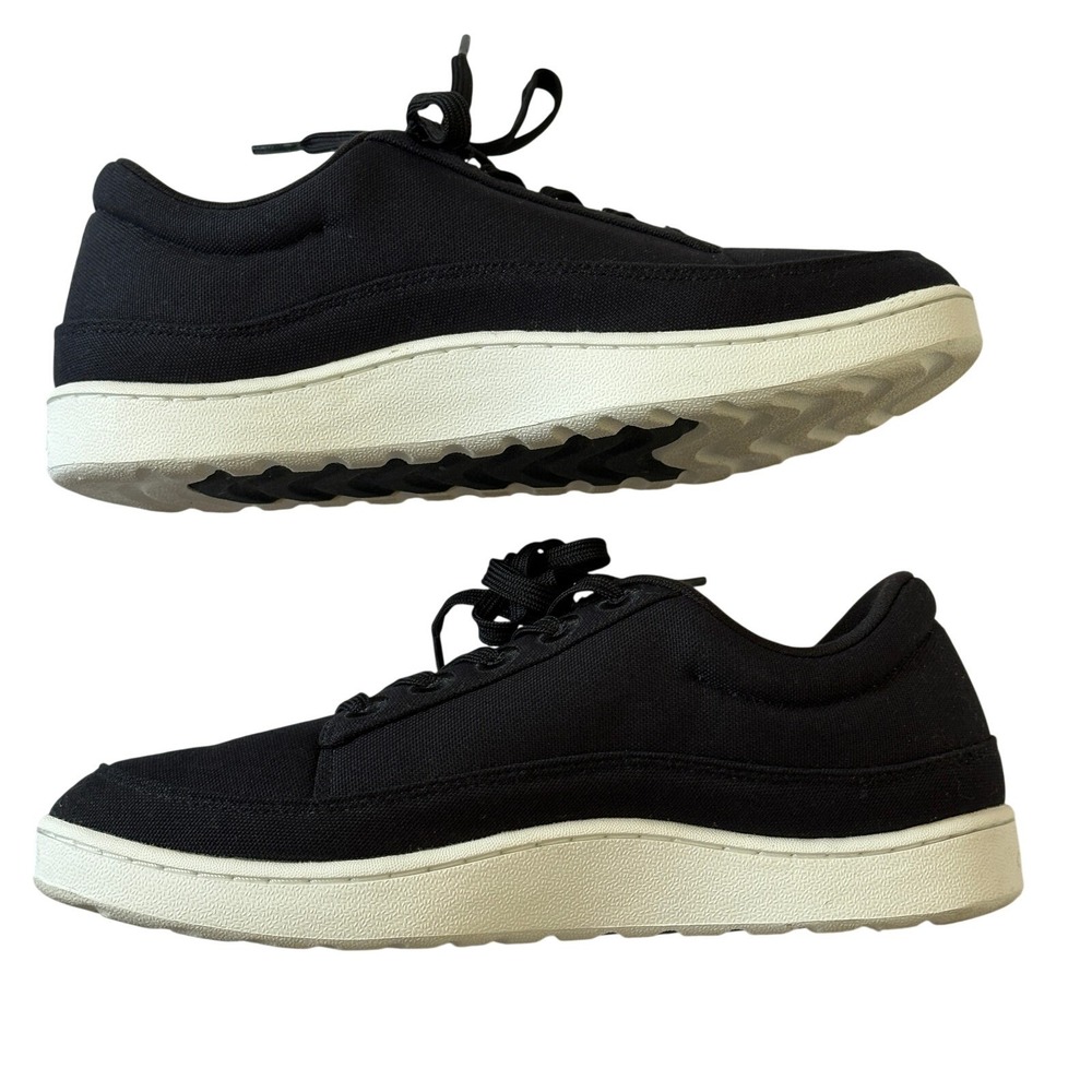 Allbirds Canvas Pacer Womens Size 10 Black Lace Up Sneakers Casual Shoes W10 - Picture 4 of 8